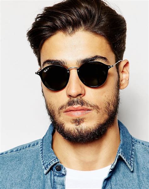 ray ban round sunglasses men|oversized round ray ban sunglasses.